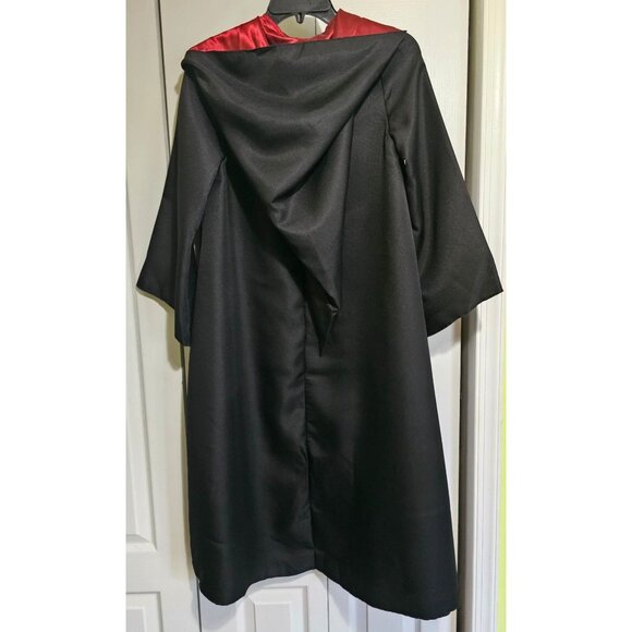 Harry Potter Gryffindor Costume Kids 10-12 Bundle Robe Wand Sorting Hat Glasses - Picture 6 of 7